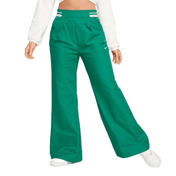 Nike Collection Wide Leg Pants Womens Size XXL Kelly Green High Rise Athletic - Picture 1 of 13